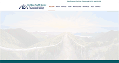Desktop Screenshot of meridianhealthcenter.com